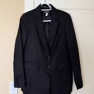 NWOT Karl Lagerfeld Black Jacket w/ Sparkle Embellishment
